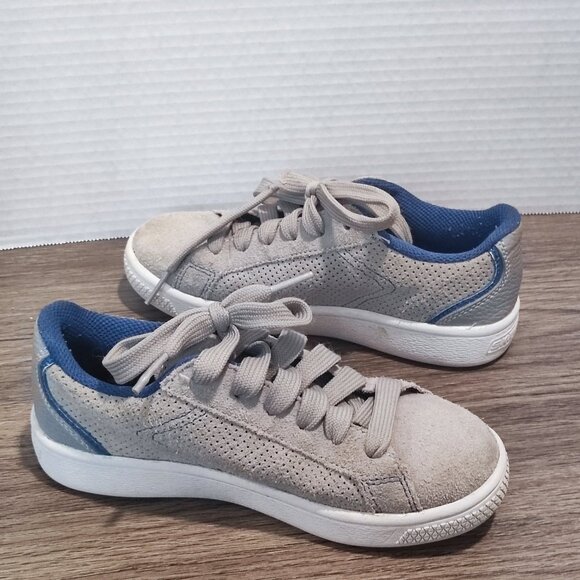 Skechers Metro Wave sneakers grey suede boys size 12 - Picture 2 of 11